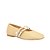 Sapatilha Bico Quadrado Tiras Fivela Palha Luiza Barcelos Off White - Imagem 2