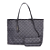 Bolsa Feminina Grande Shopper Couro Logomania Luiza Barcelos Preto - Imagem 4