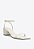 Sandália Salto Broco Couro Schutz Off White - Imagem 2