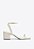 Sandália Salto Broco Couro Schutz Off White - Imagem 1
