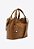 Bolsa Feminino Média Couro Shopper Triangle Alça Schutz Camel - Imagem 2