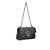 Bolsa Média Aplicações Couro Luiza Barcelos Preto - Imagem 2