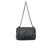 Bolsa Média Aplicações Couro Luiza Barcelos Preto - Imagem 3