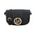 Bolsa Pequena Couro Luiza Barcelos Preto - Imagem 1