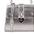 Bolsa Feminina Pequena Couro Cobra Metalcolor Luiza Barcelos Chumbo - Imagem 5