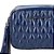 Bolsa Média Matelassê Couro Luiza Barcelos Azul Marinho - Imagem 5