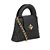 Bolsa Pequena Matelassê Couro Luiza Barcelos Preto - Imagem 2