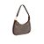 Bolsa Feminina Pequena Couro Alça Mão Strass Luiza Barcelos Coffee - Imagem 2