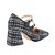 Sapato Salto Alto Mary Jane Tweed Luiza Barcelos Preto - Imagem 3