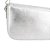 Bolsa Feminina Pequena Couro Alça Corrente Envelope Metalcolor Luiza Barcelos Prata - Imagem 5
