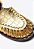 Rasteira Feminina Sophia Croco Fivela Metalcolor Vicenza Dourado - Imagem 5