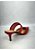 Scarpin Mule Verniz Tela Bico Fino Luiza Barcelos Vermelho - Imagem 4