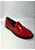 Mocassim Salto Baixo Verniz Couro Luiza Barcelos Vermelho - Imagem 1