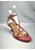 Sandália Salto Baixo Prisma Tiras Fivela Luiza Barcelos Rosa - Imagem 2