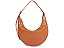 Bolsa Feminina Grande Hobo Couro Alça Fina Logomania Schutz Camel - Imagem 1