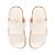 Papete Feminina Tiras Geometrics Cuts Luiza Barcelos Off White - Imagem 5