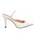 Scarpin Mule Salto Alto Tira Peep Toe Luiza Barcelos Off White - Imagem 1