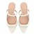 Scarpin Mule Salto Alto Tira Peep Toe Luiza Barcelos Off White - Imagem 6