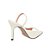 Scarpin Mule Salto Alto Tira Peep Toe Luiza Barcelos Off White - Imagem 3