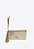 Bolsa Feminina Pequena Thais Clutch Logomania Vicenza Dourado - Imagem 1