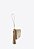 Bolsa Feminina Pequena Thais Clutch Logomania Vicenza Dourado - Imagem 2