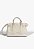 Bolsa Feminina Média Tote Couro Corrente Schutz Branco - Imagem 1