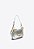 Bolsa Feminina Pequena Shoulder Vick Corrente Vicenza Prata - Imagem 2