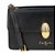 Bolsa Feminina Pequena Couro Alça Fina Aplicação Luiza Barcelos Preto - Imagem 4