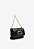Bolsa Feminina Pequena Gianne Couro Corrente Alça Fina Vicenza Preto - Imagem 2