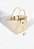 Bolsa Feminina Média Tote Dupla Alça Aplicação Schutz Off White - Imagem 4