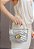Bolsa Feminina Média Lily Alça Corrente Logomania Vicenza Prata - Imagem 6