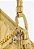 Bolsa Feminina Pequena Shoulder Vick Corrente Vicenza Dourado - Imagem 5