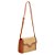 Bolsa Feminina Pequena Spikes Palha Logomania Luiza Barcelos Camel - Imagem 4