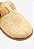 Mule Feminino July Couro Tira Fivela Palha Vicenza Nude - Imagem 6