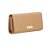Bolsa Feminina Pequena Couro Envelope Alça Corrente Luiza Barcelos Camel - Imagem 2
