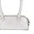 Bolsa Feminina Pequena Couro Baguete Metalcolor Luiza Barcelos Prata - Imagem 6