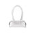 Bolsa Feminina Pequena Couro Baguete Metalcolor Luiza Barcelos Prata - Imagem 1