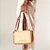 Bolsa Feminina Pequena Couro Palha Fivela Luiza Barcelos Camel - Imagem 7