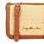 Bolsa Feminina Pequena Couro Palha Fivela Luiza Barcelos Camel - Imagem 6