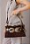Bolsa Feminina Média Shoulder Lien Fivelas Corrente Vicenza Coffee - Imagem 6