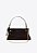 Bolsa Feminina Média Shoulder Lien Fivelas Corrente Vicenza Coffee - Imagem 3