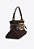 Bolsa Feminina Média Shoulder Lien Fivelas Corrente Vicenza Coffee - Imagem 2