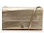 Bolsa Feminina Pequena Metalcolor Couro Logo Schutz Nude - Imagem 1