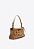 Bolsa Feminina Pequena Shoulder Lien Cinto Alça Corrente VIcenza Nude - Imagem 2