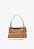 Bolsa Feminina Pequena Shoulder Lien Cinto Alça Corrente VIcenza Nude - Imagem 3