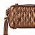 Bolsa Feminina Pequena Metal Leather Alça Corrente Luiza Barcelos Bronze - Imagem 5