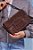 Bolsa Feminina Pequena Shoulder Camurça Alça Fina Luiza Barcelos Coffee - Imagem 7
