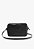 Bolsa Feminina Média Couro Alça Fina Logo Schutz Preto - Imagem 4