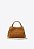Bolsa Feminina Pequena Mika Camurça Corrente Tressê Vicenza Camel - Imagem 3
