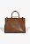 Bolsa Tote Grande Crush Couro Schutz Coffee - Imagem 3